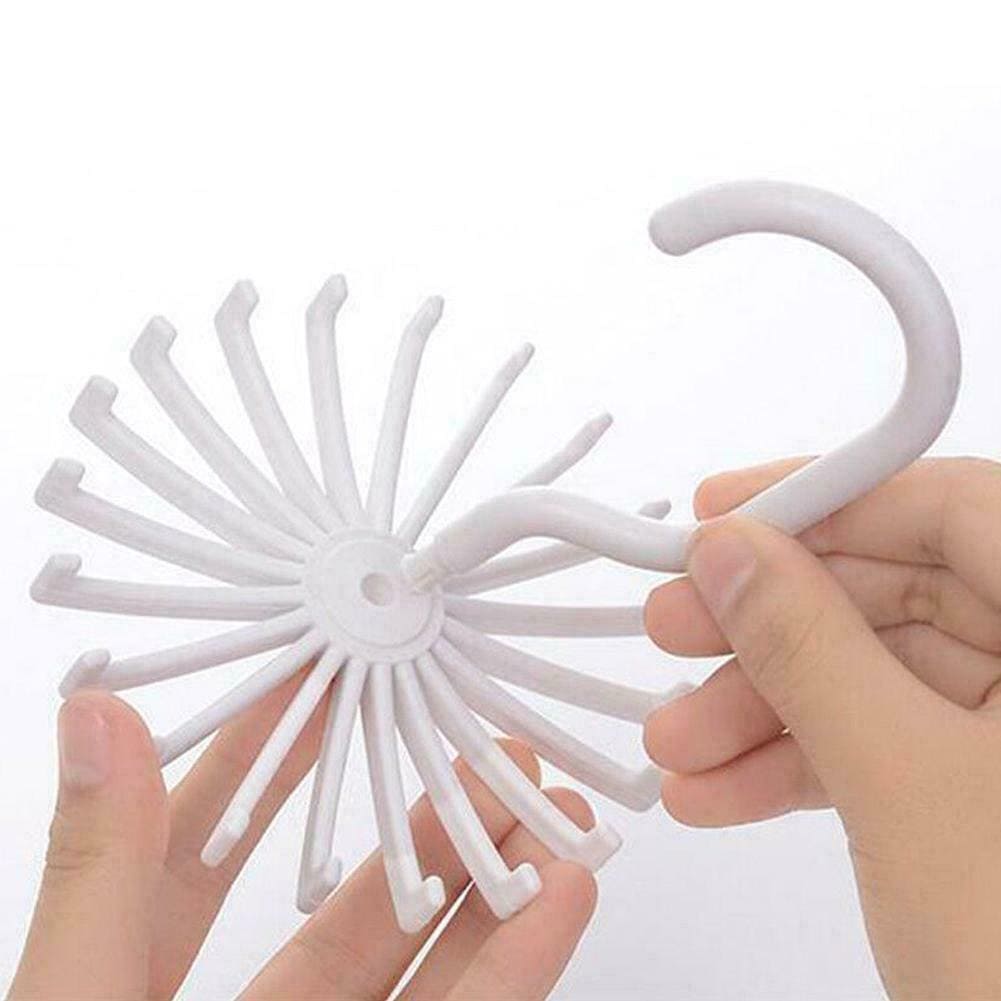 Tie Hanger, Twirl Tie Rack Holder, 20 Claw Rotating Scarf Hangers, Belt Scarves Hooks Hanger, Clothing Accessory Hanging Hook, Adjustable Tie Racks for Closet Organizer, Plastic Portable Tie Rack For Closets Tie Hanger, Twirl Tie Rack Holder, 20 Claw Rotating Scarf Hangers, Belt Scarves Hooks Hanger, Clothing Accessory Hanging Hook, Adjustable Tie Racks for Closet Organizer, Plastic Portable Tie Rack For Closets